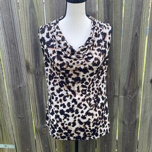 🔥3/$20🔥 Merona leopard print blouse size S